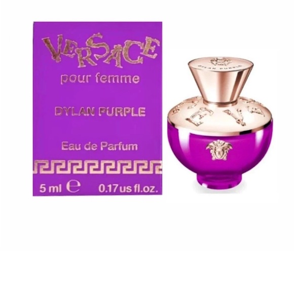 Versace Dylan Purple Pour Femme Eau De Parfum 5ml/0.17oz Travel Mini - Picture 3 of 3